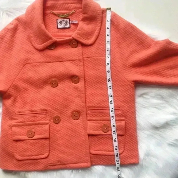 Juicy Couture Quilted Peter Pan Collar Peacoat - Picture 4 of 7